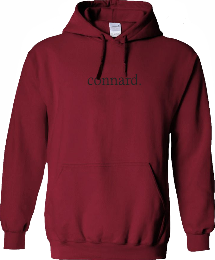 connard.hoodie bordeaux