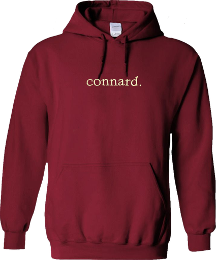 connard.hoodie bordeaux