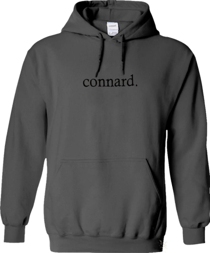 connard.hoodie gris foncé